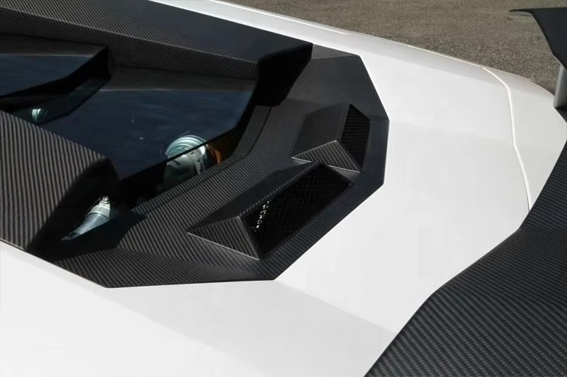 NT Style Dry Carbon Fiber 11 17 Aventador Body Parts Engine Bonnet Air Intake Panel for All Models Not Roadster Aventador Air